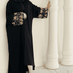 مانتو عبایی اطلس