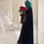 مانتو عبایی نقشین