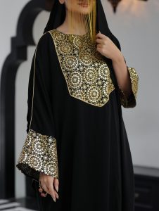 مانتو مشکی فاخره